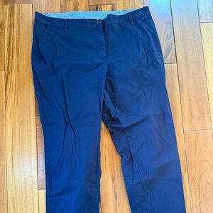 Women's Talbots Relaxed Chinos Blue Size 16w